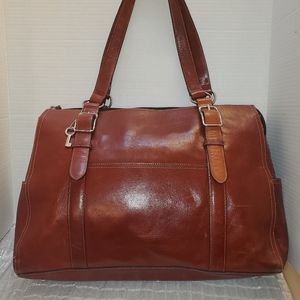 Genuine leather Fossil oversized bag